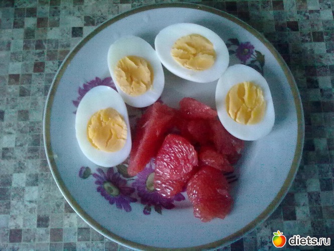 Диета Грейпфрут И Яйца На Завтрак