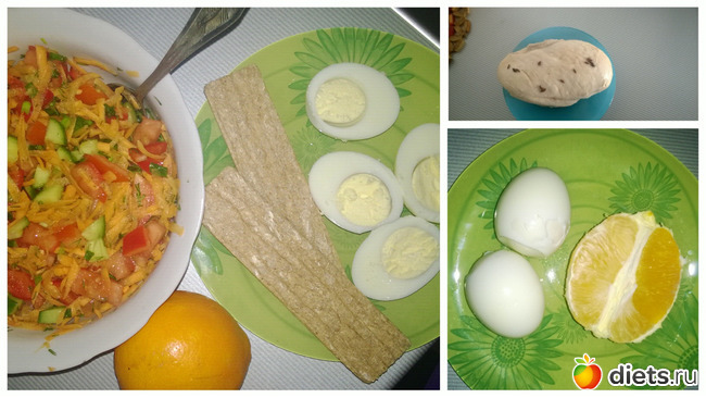 Диета Завтрак 2 Яйца И Пол Апельсина