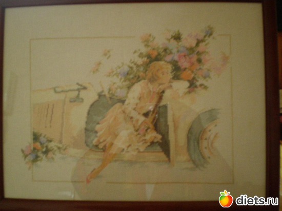 Вышивка. В кабриолете, альбом: Мои работы