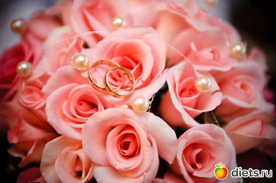 Букет и колечки, альбом: Свадьба