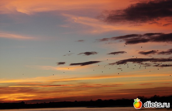 река Кубань на закате, альбом: Краснодарский край