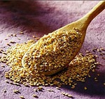 Кунжутный хлебушек на пшеничной закваске