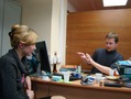 Дочка на работе
