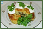 Картофельные зразы с грибами.