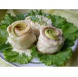 Рулетики из рыбы с кабачком
