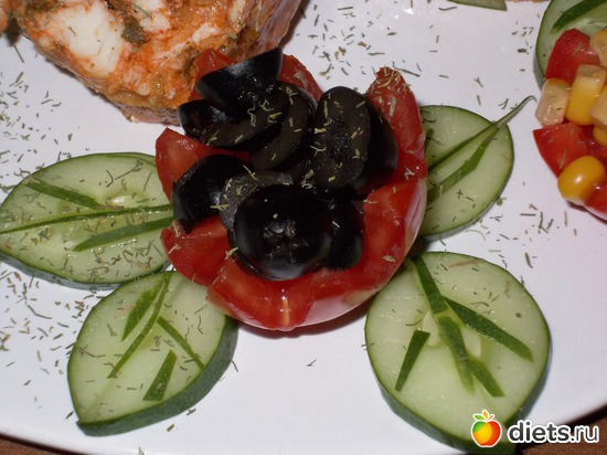 КУРИНЫЙ РУЛЕТ...ВМЕСТЕ С УКРАШЕНИЕМ 340ККАЛ, альбом: Мои блюда