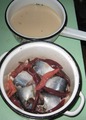 3.сельдь кусочками и бульон