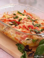 Кабачки, запеченные с помидорами