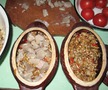 3.ложим пережаренные овощи, потом грибы и опять овощи