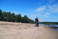 на море