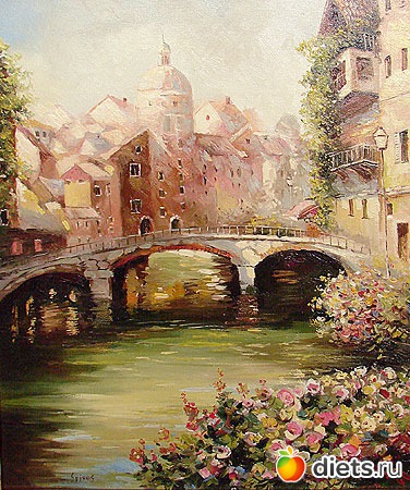 Венецианский мост год: 2008 г. размер: 50х40 см. холст масло