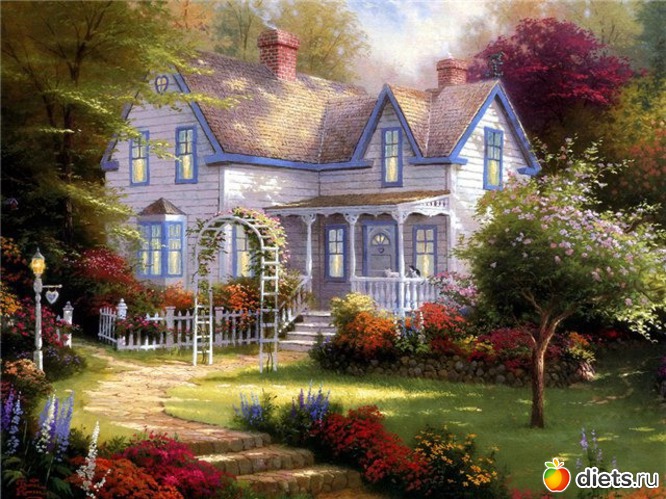 20 фото: Сказочные картины художника Томаса Кинкейда (Thomas Kinkade)