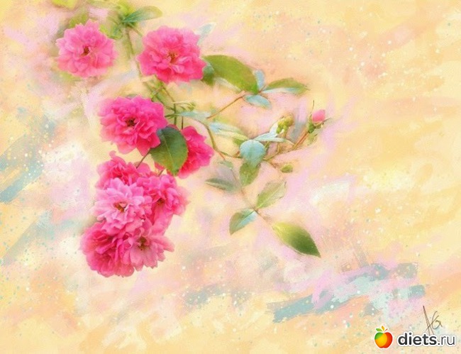 2 фото: Цветы из акварели Alberto Guillen