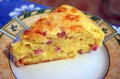 Пирог с ветчиной и сыром