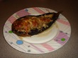 Баклажаны, фаршированные креветками.