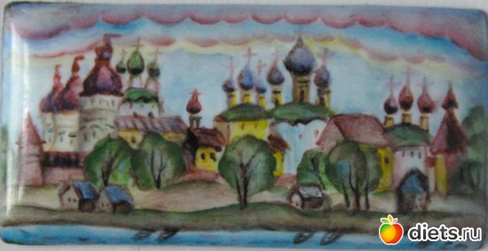 3 фото: Работы внука Саввы(финифть)+ живопись