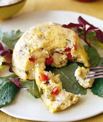 КЕКС С ЦВЕТНОЙ КАПУСТОЙ И КРАСНЫМ СЛАДКИМ ПЕРЦЕМ