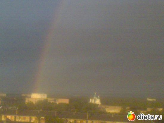 радуга из моего окна 10 этаж, альбом: Природа Байкала, мой любимый город Ангарск
