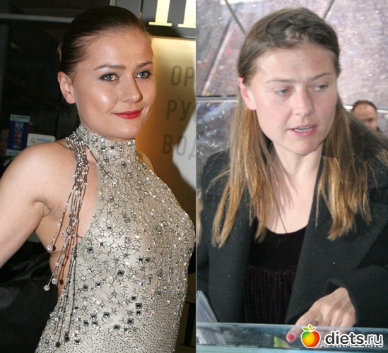 Голубкина, без макияжа жесть, альбом: Звезды без макияжа