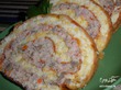 Сырный рулет с курицей и шампиньонами