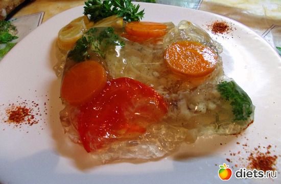 заливное из минтая, альбом: Мои блюда