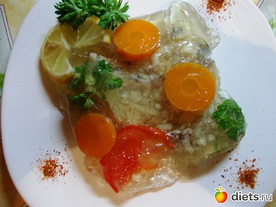 заливное из минтая, альбом: Мои блюда