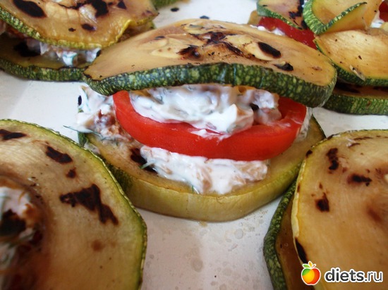 ингредиенты "гамбургера" из кабачков., альбом: Мои блюда