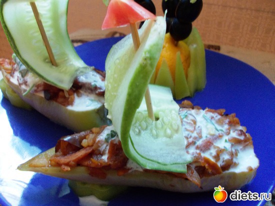 лодочки из перца, альбом: Мои блюда