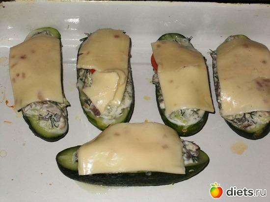 Ингредиенты на запечённые огурцы, альбом: Мои блюда