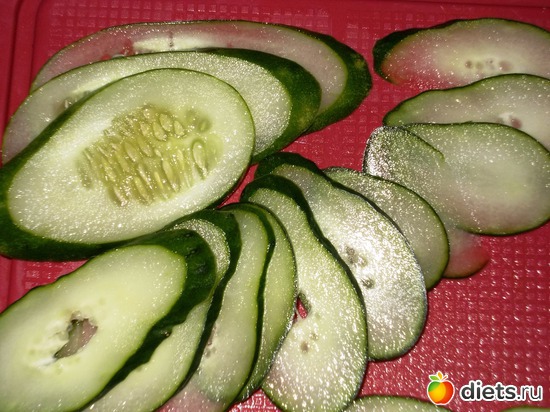 Ингредиенты на запечённые огурцы, альбом: Мои блюда