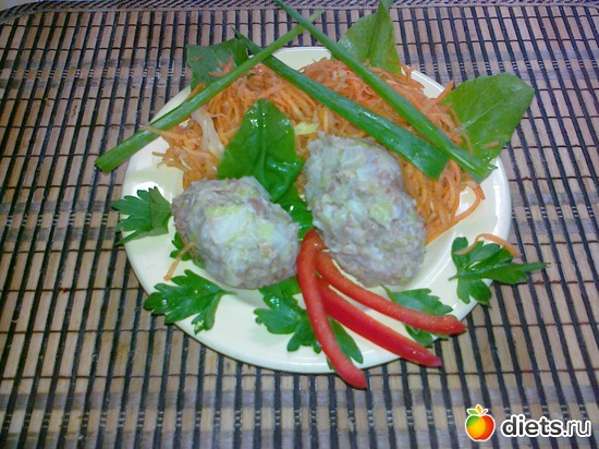 котлеты на пару с морковкой по корейски, альбом: Мои блюда