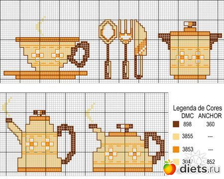 И на кухне красота.