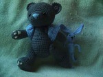 вязаный мишка
