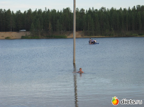 Худеем в озере.