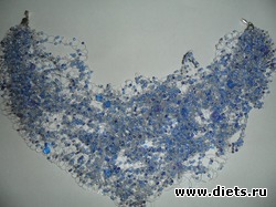 колье "Голубое облако"