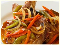 Свинина в пароварке «Овощная»