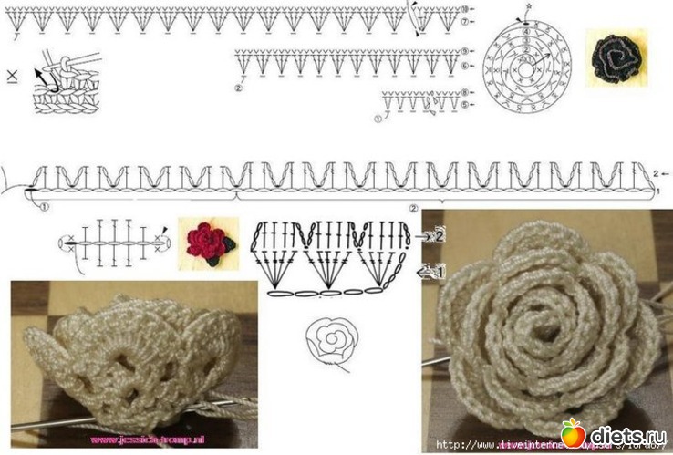 21 фото: цветы крючком