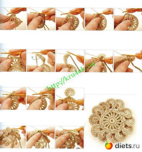 32 фото: цветы крючком