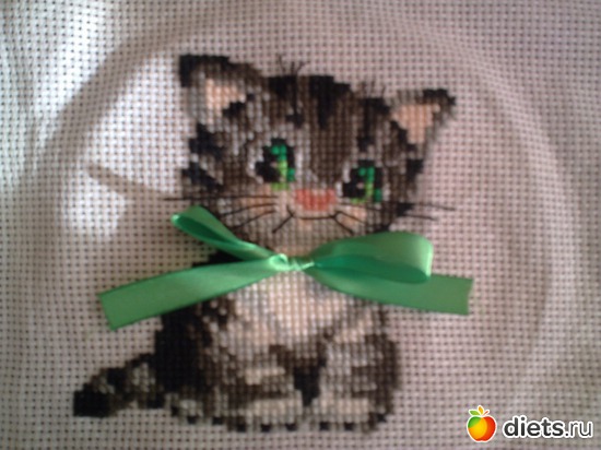 котик, альбом: моя вышивка))