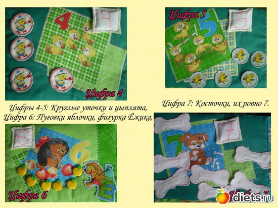 Книжка "Цифры - счет", альбом: Развивающие игрушки.Автор работ - Linka_zelko