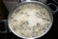 Суп грибной с плавленным сырком