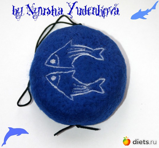 Мочалка-мыло Сдвоенные Рыбки(на счастье), альбом: Моё творчество))))