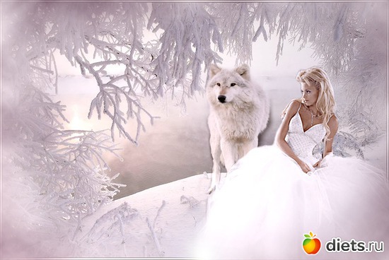 2 фото: Зимняя сказка