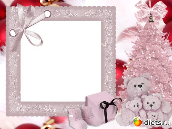 Моё первое Рождество. Рамка для девочек., альбом: Рамочки к Новому году и Рождеству. Мои работы.