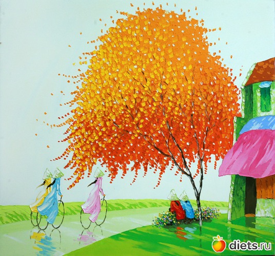 2 фото: Мастихиновая живопись Phan Thu Trang