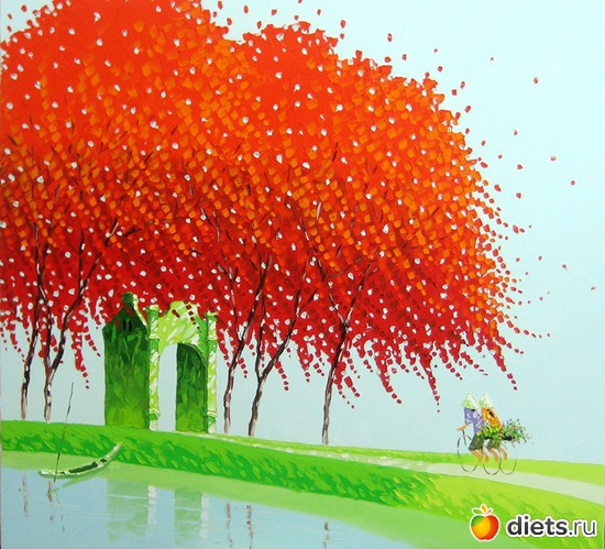 6 фото: Мастихиновая живопись Phan Thu Trang