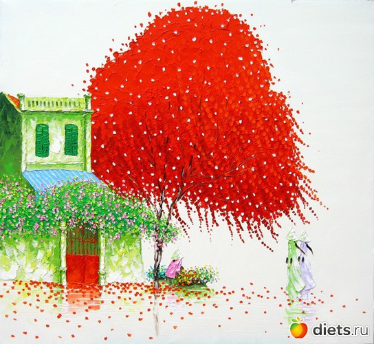 13 фото: Мастихиновая живопись Phan Thu Trang