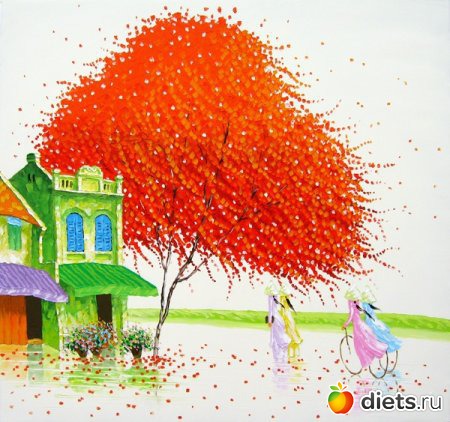 Мастихиновая живопись Phan Thu Trang