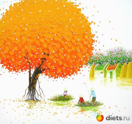 Мастихиновая живопись Phan Thu Trang