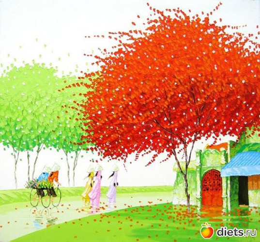 20 фото: Мастихиновая живопись Phan Thu Trang